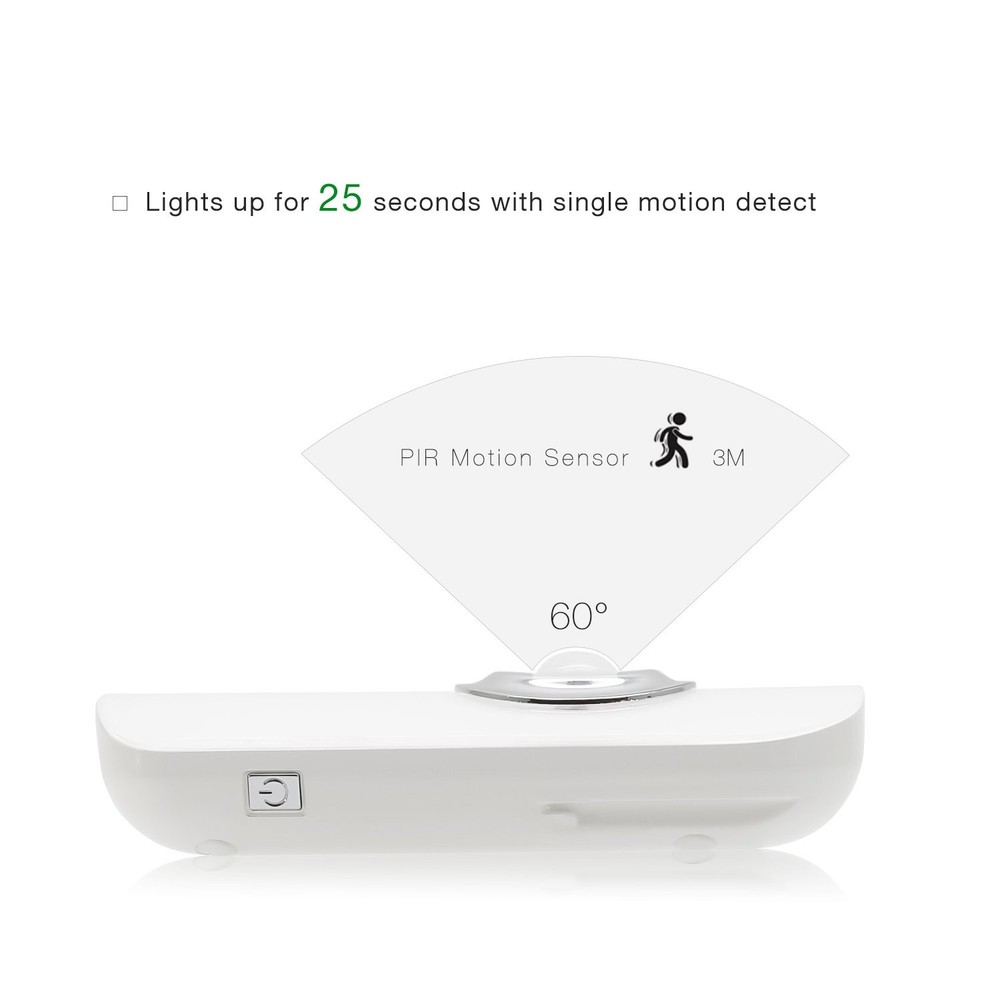 3-in-1 Motion Sensor Night Light Plug in, Rechargeable Flashlight, Emergency ...