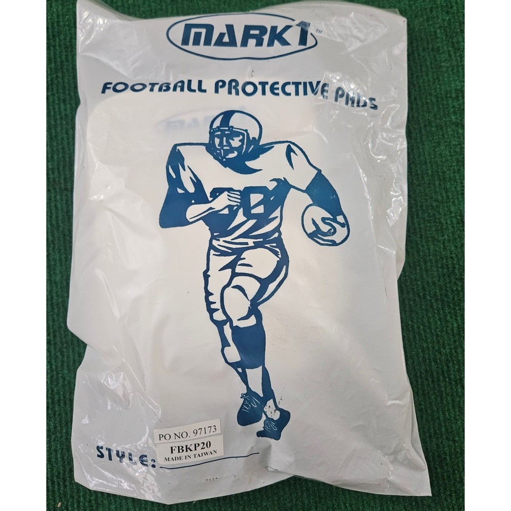 Mark1 FBKP20 Football Protective Pads White Set