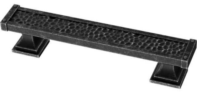 3-3/4" Hammered Pull Distressed Iron