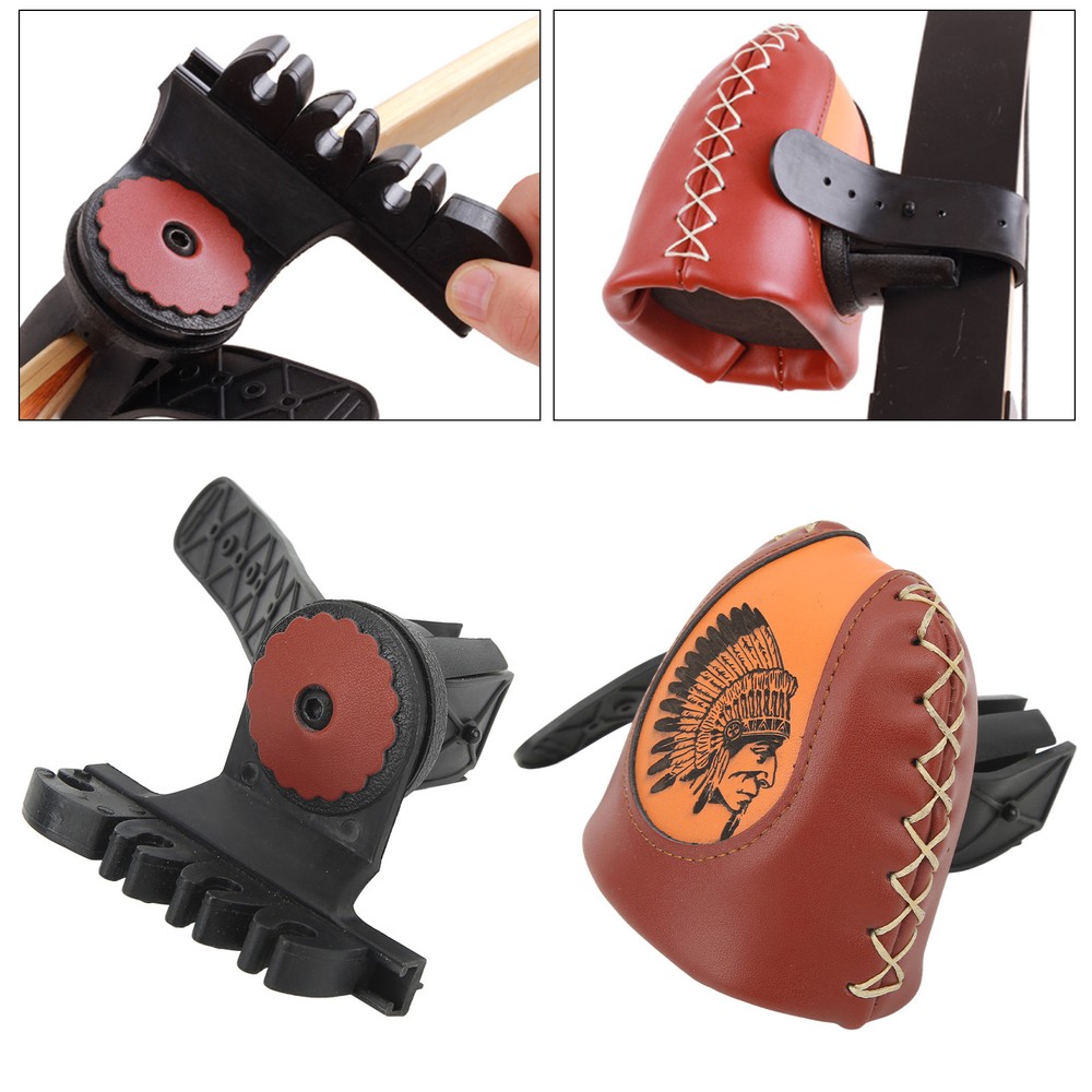 Archery Quiver Compound Bow Quiver for Hunting with Quick Release Brown