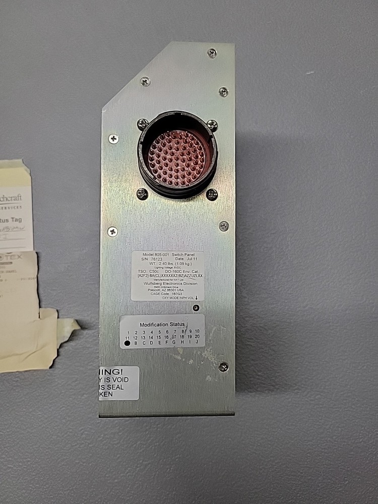 805-001 Switch Panel