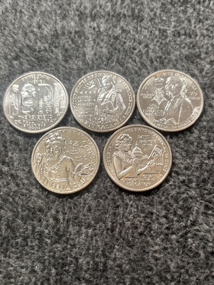 2024 S BU Quarters 5 coin Uncirculated set