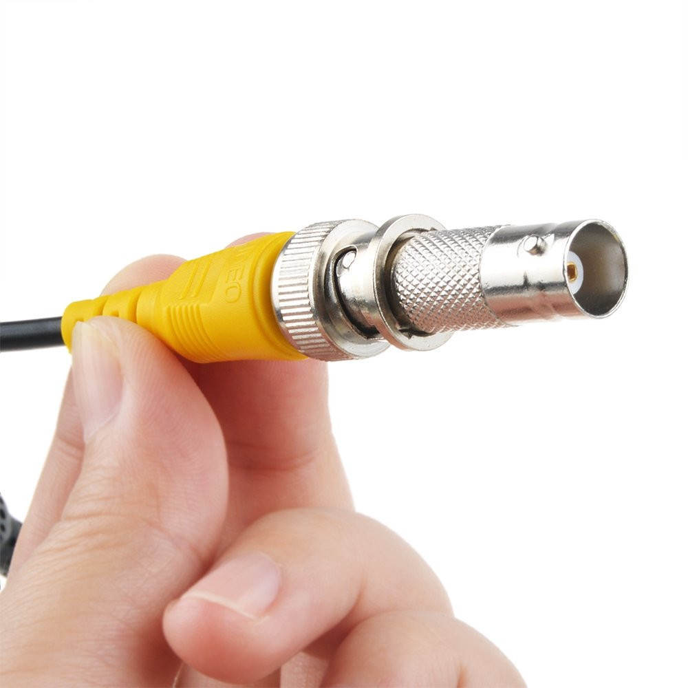 2-Pack 25Ft HD Video Power Security Camera Cables Pre-Made All-In-One Extension