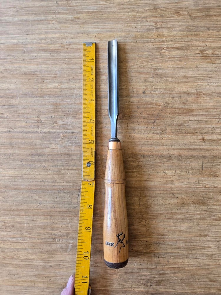 Buck Bros 1/2 inch Gouge Chisel Woodworking Chisel Used (refCC)