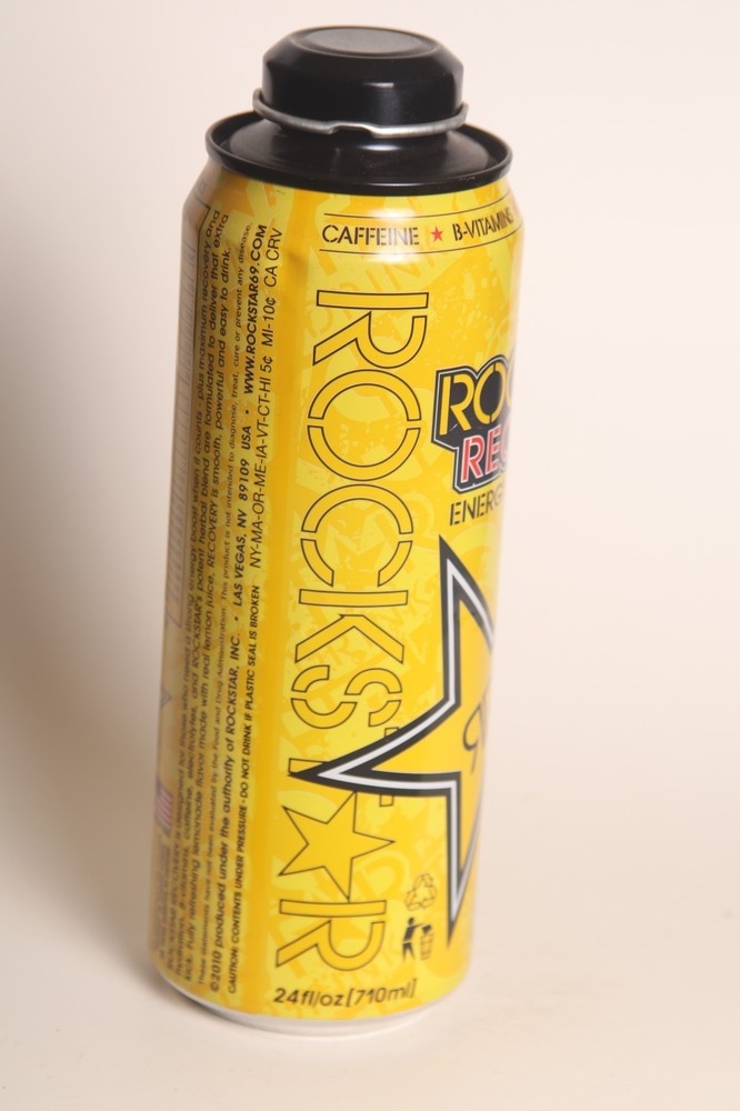 Rockstar Recovery Lemonade Energy Can - 24oz Empty 2010
