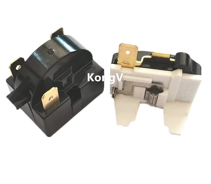 Compressor 4.7 Ohm 3-Pin PTC Starter/Start Relay and Overload Kit Compatible...