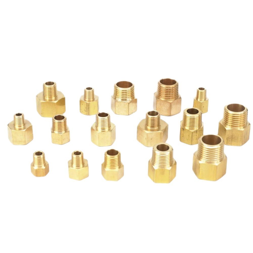 Dependable Brass Hexagonal Quick Connector for Seamless Pipe Installations