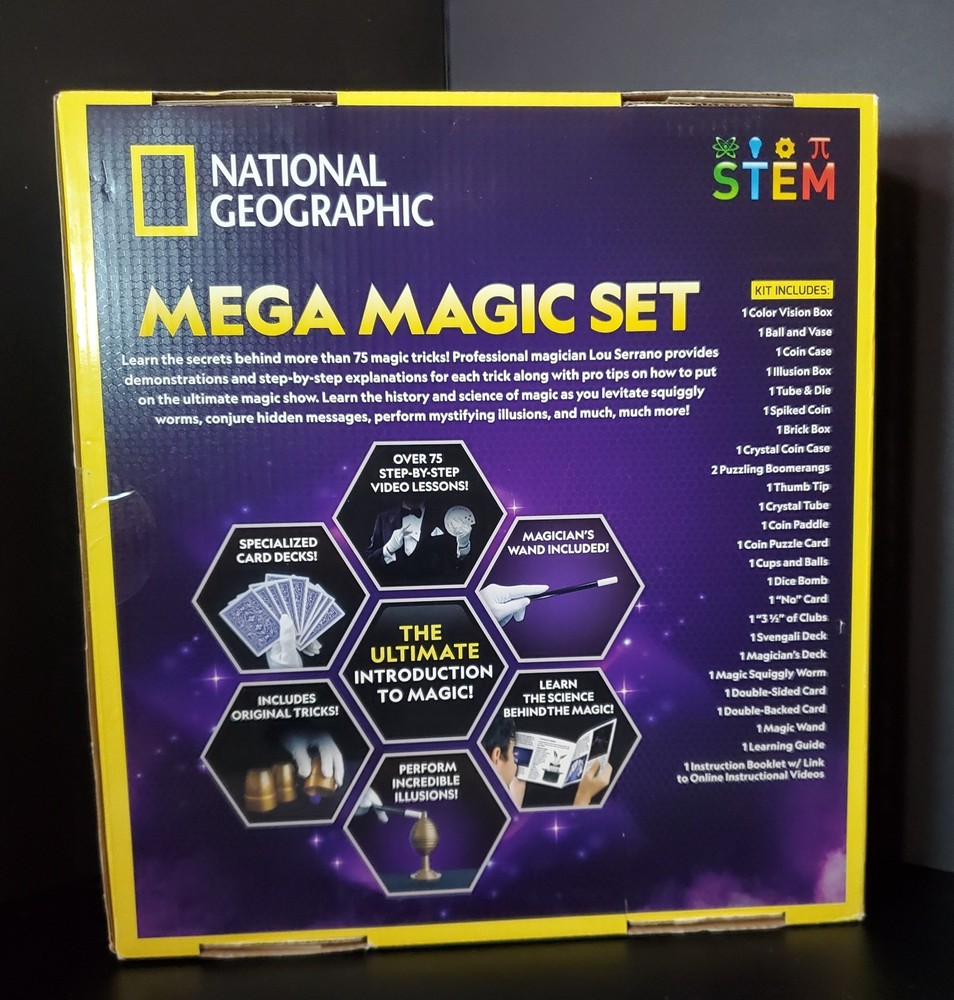National Geographic Mega Magic Set New Sealed.