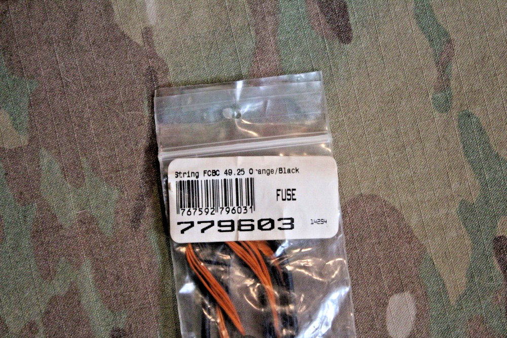 FUSE Archery Replacement String 49.25" - FCBC - 49 1/4 Orange / Black
