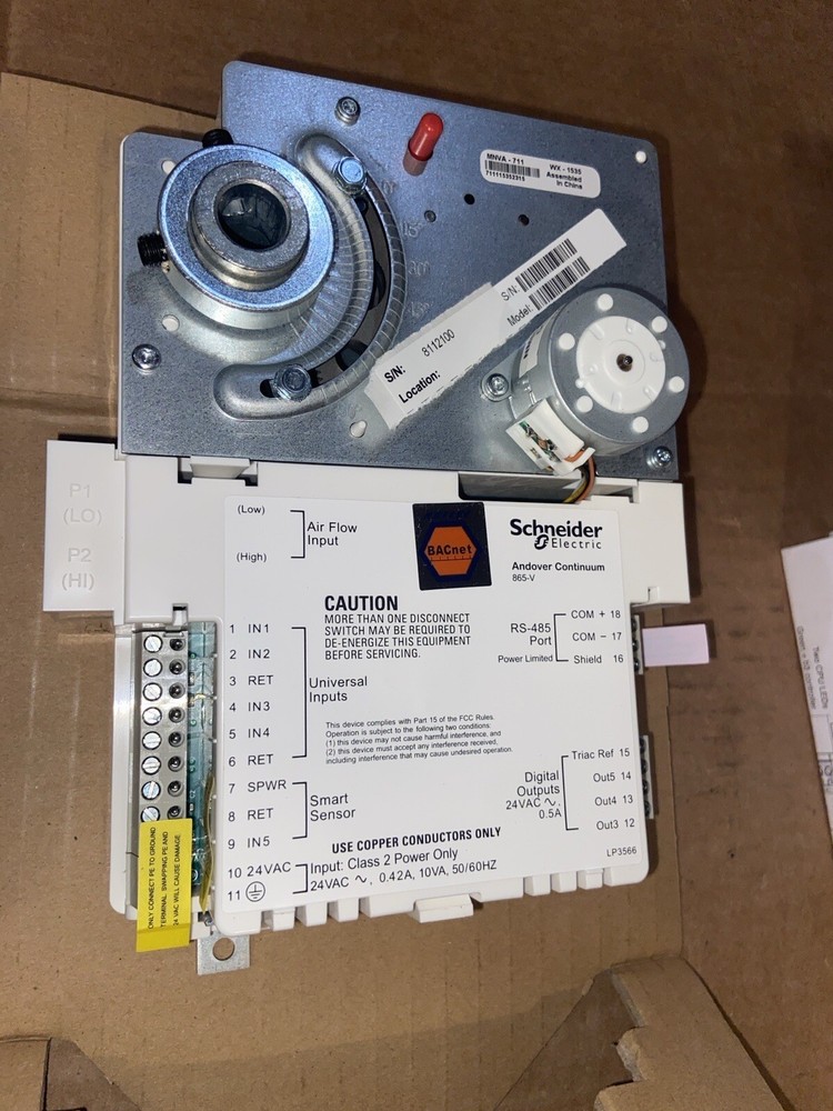 Schneider Electric B3865-V Andover Continuum Bacnet Controller New in Box