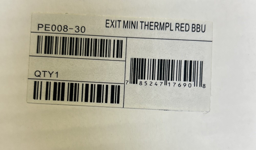 PROGRESS LIGHTING,PE008-30,WHITE LED EXIT SIGN NEW