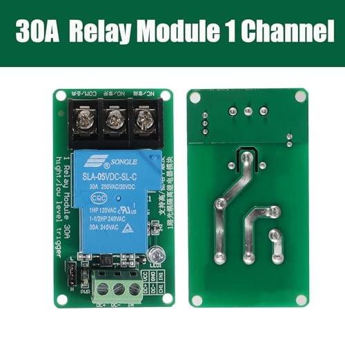 4pcs 5V 30A 1-Channel Relay Module High Low Level Trigger 5V-1 Channel-4pc