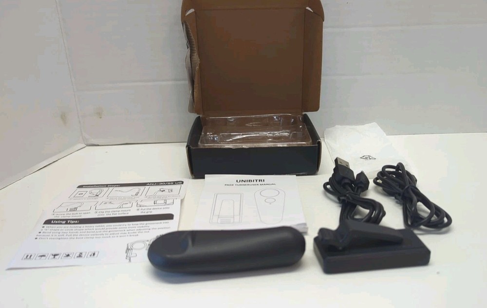 RF Remote Control Page Turner For Tablet Or E-book reader-USB Charging UNIBITRI