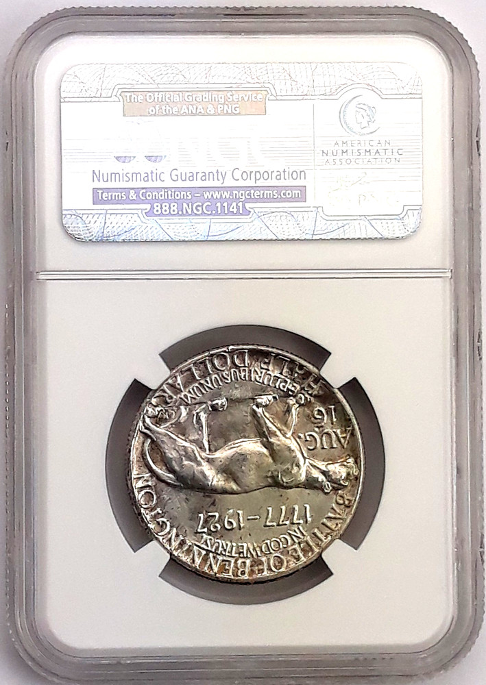 1927 Vermont Commemorative Half Dollar ~ NGC ~ MS65