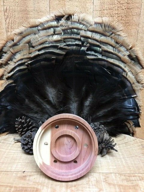 1-Ready to Customize Aromatic Cedar Turkey Call Pot Unfinished