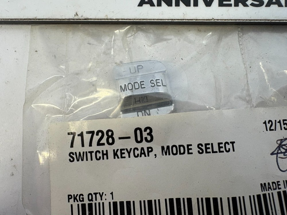 Harley NIP OEM chrome mode select up down switch keycap cap 71728-03