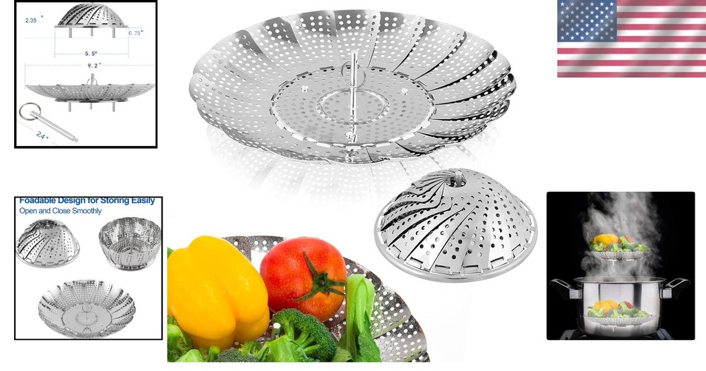 Expandable Vegetable Steamer Basket