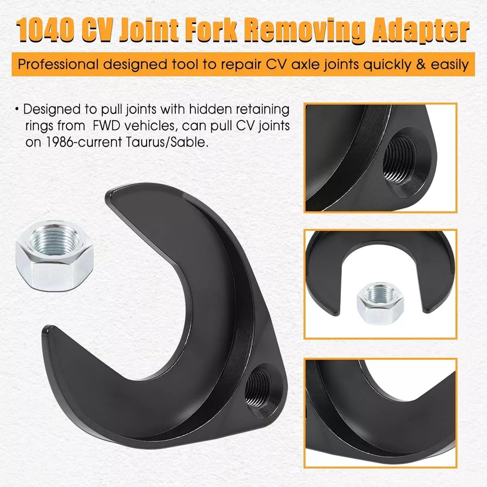 12020 Front Wheel Drive Axle Puller Fork Kit & 1040 Inner CV Axle Removal Tool