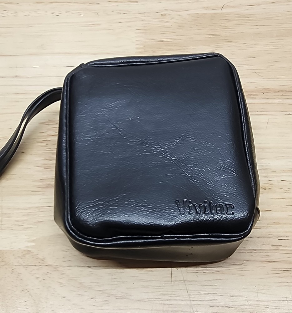 Vivitar Auto 252 Electronic Camera Flash w/ Original Case Vintage