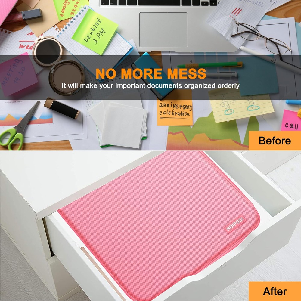Document Organizer with 5200℉ Heat InsulatedWaterproof and Fireproof Document...