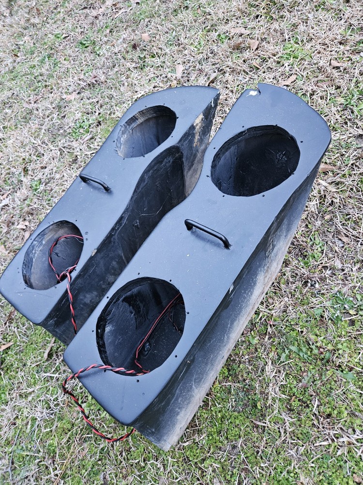 Harley-davidson Saddlebag 6.5 Subwoofer Drop In Ported Boxes