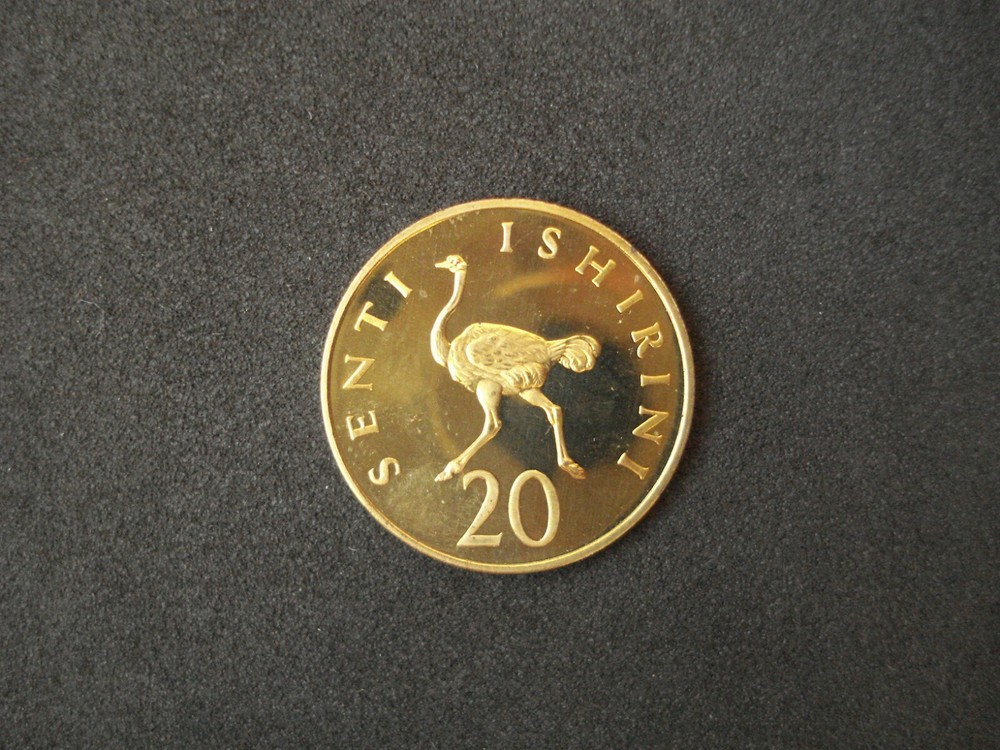 Tanzania, 20 Senti, 1966, proof