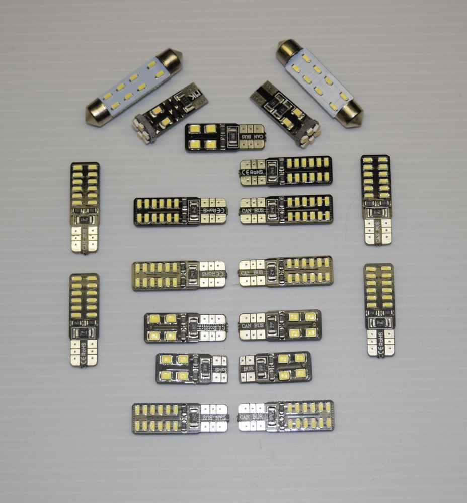 20x BMW X5 - E70 White LED Interior lighting kit