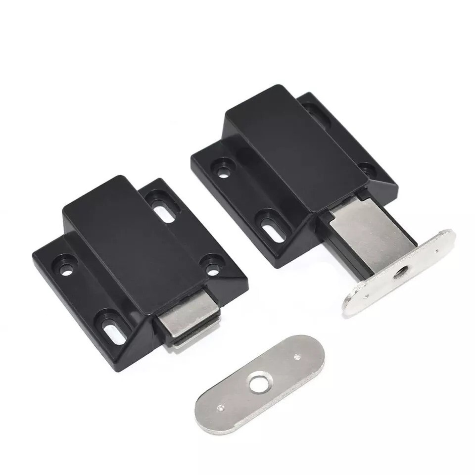 10 Pack Magnetic Push Latch Catch Push to Open Latch Pressure Touch Release C...