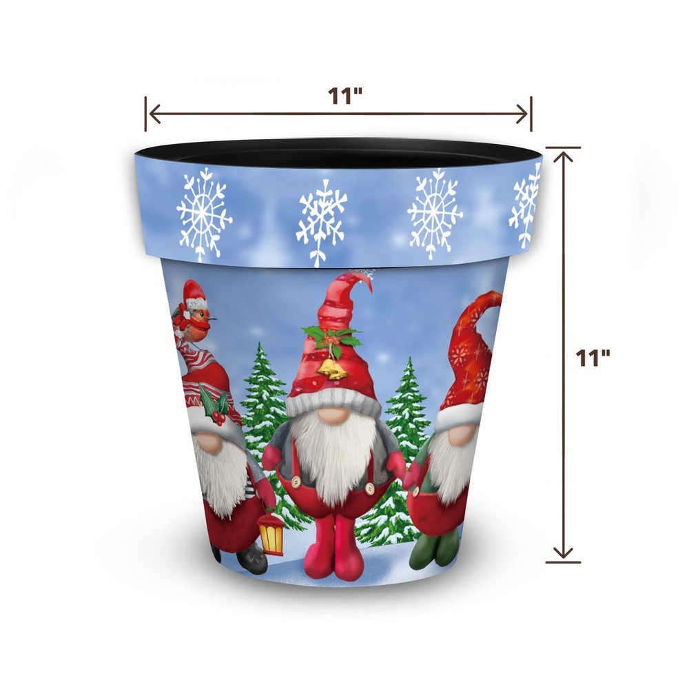 Briarwood Lane Winter Gnomes Medium Planter