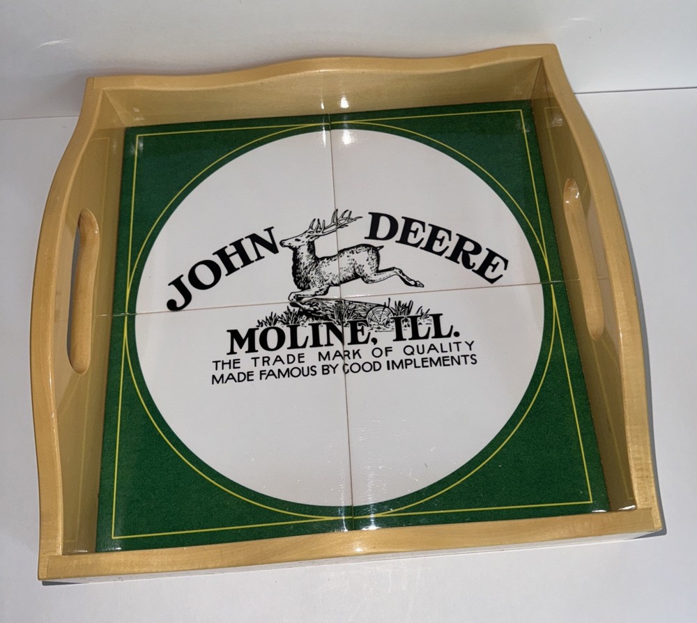 Beautiful John Deere Wooden Tray