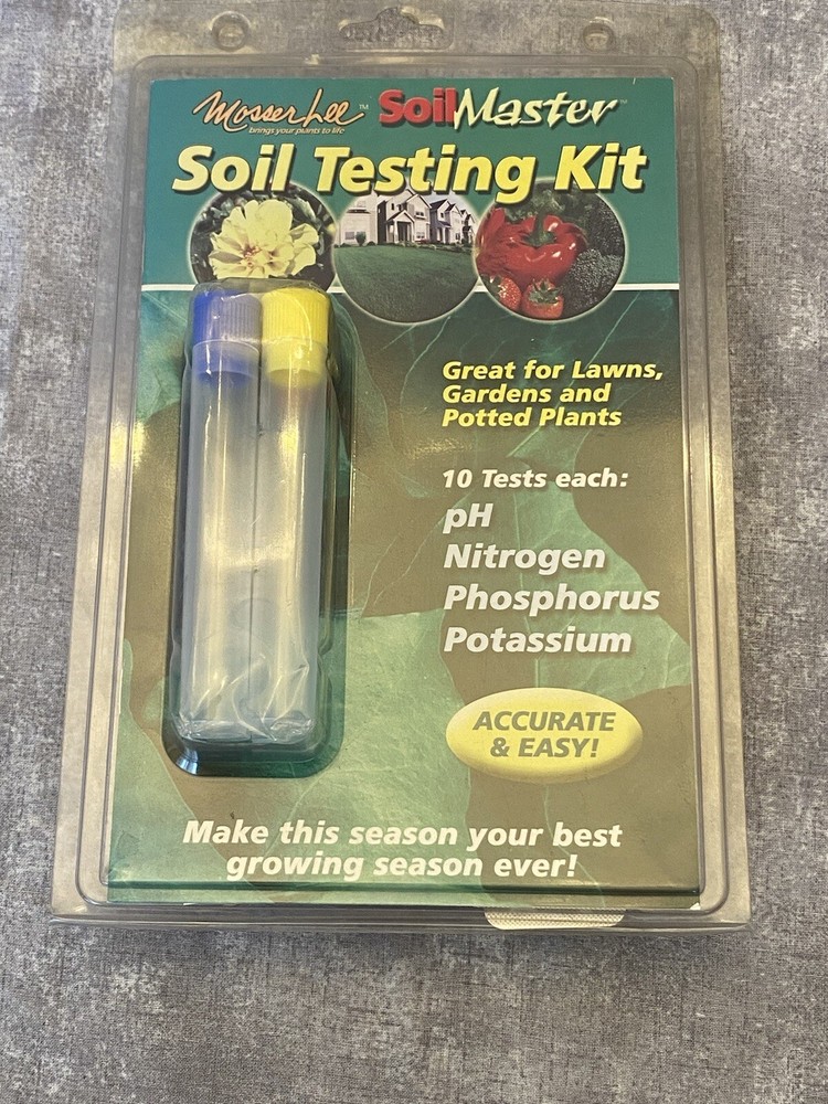 Mosser Lee Soil Testing Kit 10-Test-Each-Element Easy-To-Follow Accurate & Easy