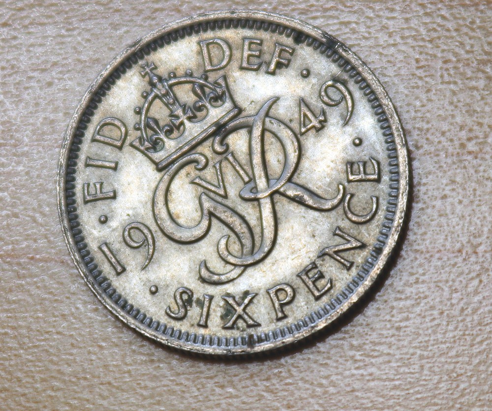 1949 Great Britain 6 Pence