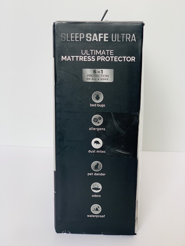 Sleep Safe Ultra Ultimate Mattress Protector - Twin - 39”x75” - Open Box