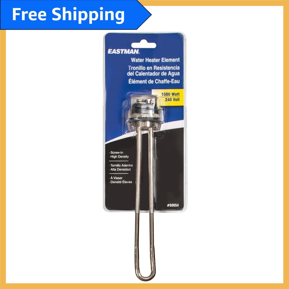60054 High Watt Density Water Heater Element, 240V x 1500W, Reliable & Durable