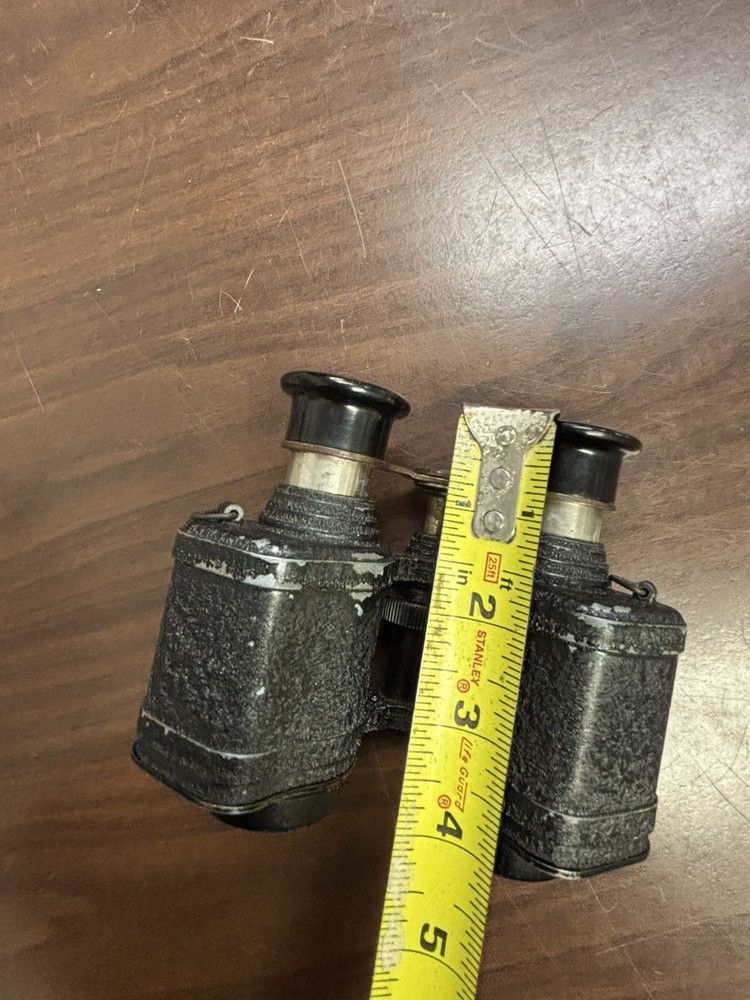 Unique Antique Binoculars VG Condition Unknown Mfg. MILITARY NEED INFO