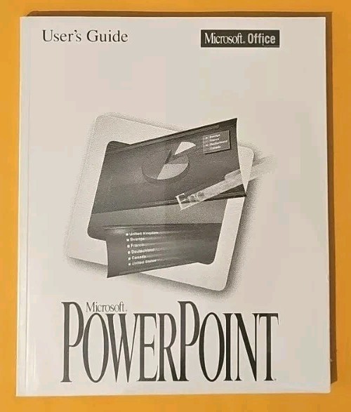 Vintage Microsoft PowerPoint User's Guide Manual NEW