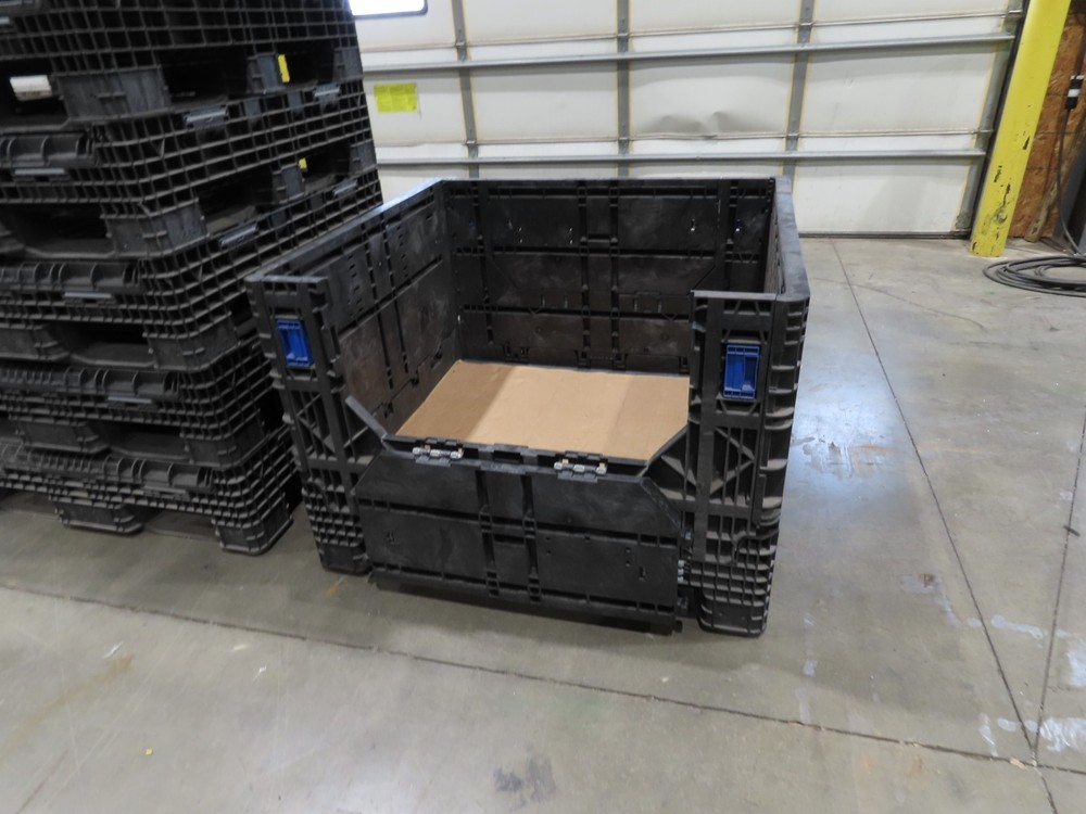 Orbis BulkPak Collapsible Bulk Container Bin 28.7 cu-ft 48 x 44.5" Stackable