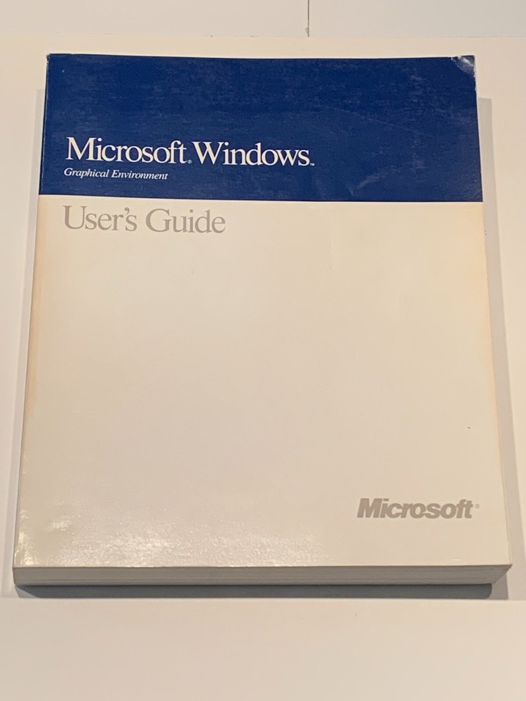 Microsoft Windows Users Guide for the Windows Graphical Environment Version 3.0