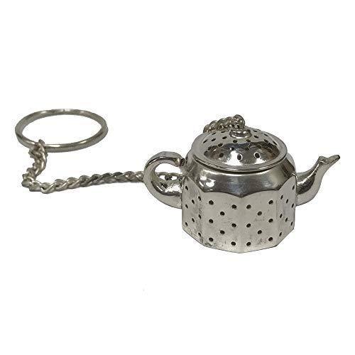 Antique Vintage Style Loose Leaf Tea Strainer Infuser Teapot Shape Unique