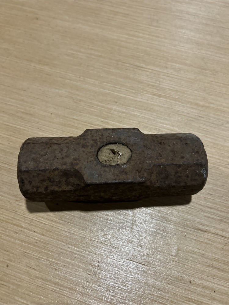 Unknown Maker MARKED 12 LB Sledge Hammer Head ONLY Blacksmith Japan No Handle