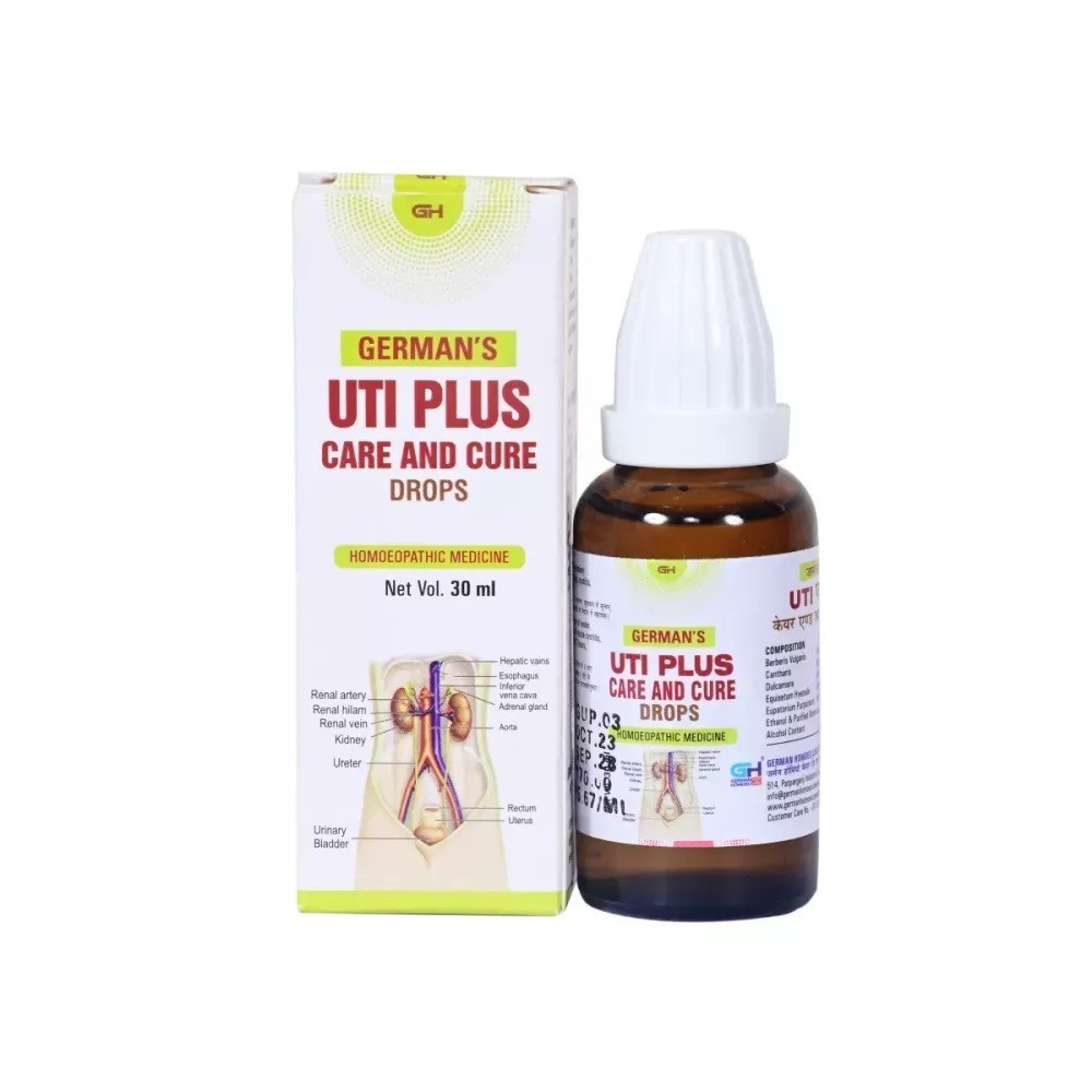 German Homeo Care & Cure UTI Plus Drops (30ml)