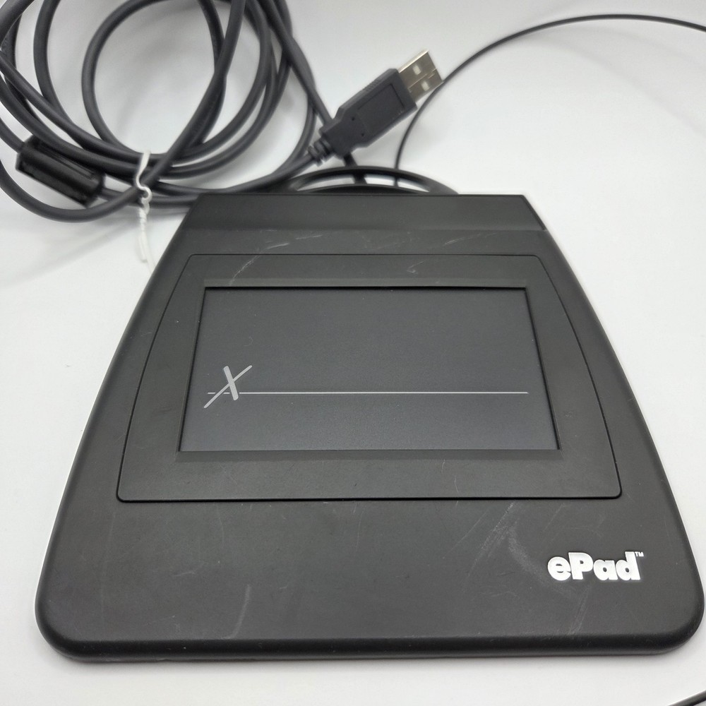 Interlink ePad 54-65885 USB Electronic Signature Pad w/Stylus Untested