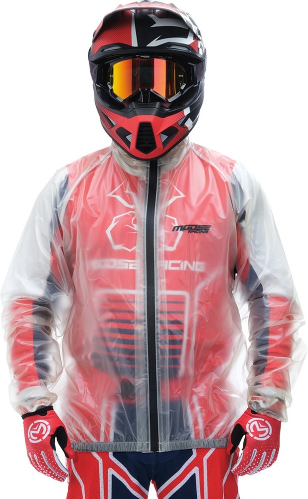 Moose Racing Rain Jacket Clear