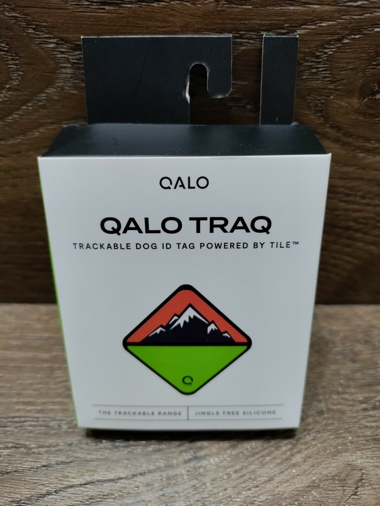 Qalo TraQ Bluetooth Location Dog Tracker ID- Powered By Tile Brand New