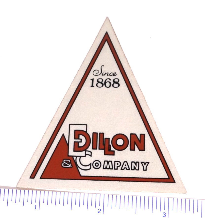 Coal Mining Sticker E Dillon & Company Since 1868