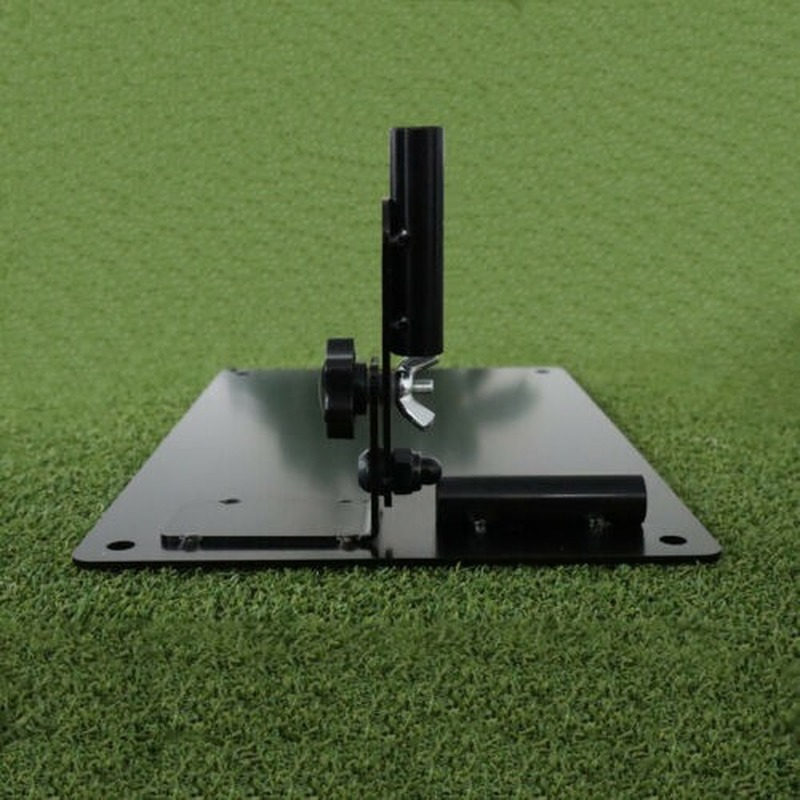 Golf Swing Trainer Alignment Stick Holder Plate Training Aid Improve Plane US