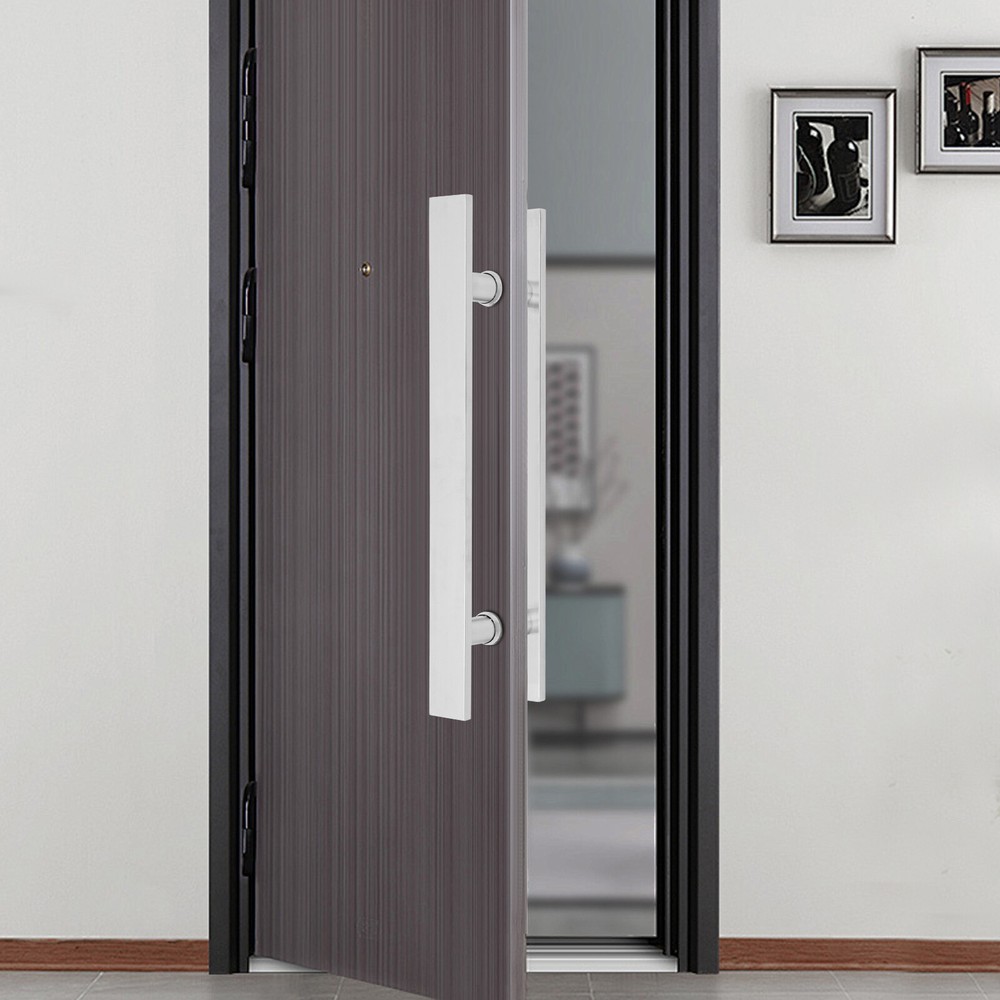 Sliding Barn Door Handle H Shape Door Handle Double Sided Pull Push Stainless