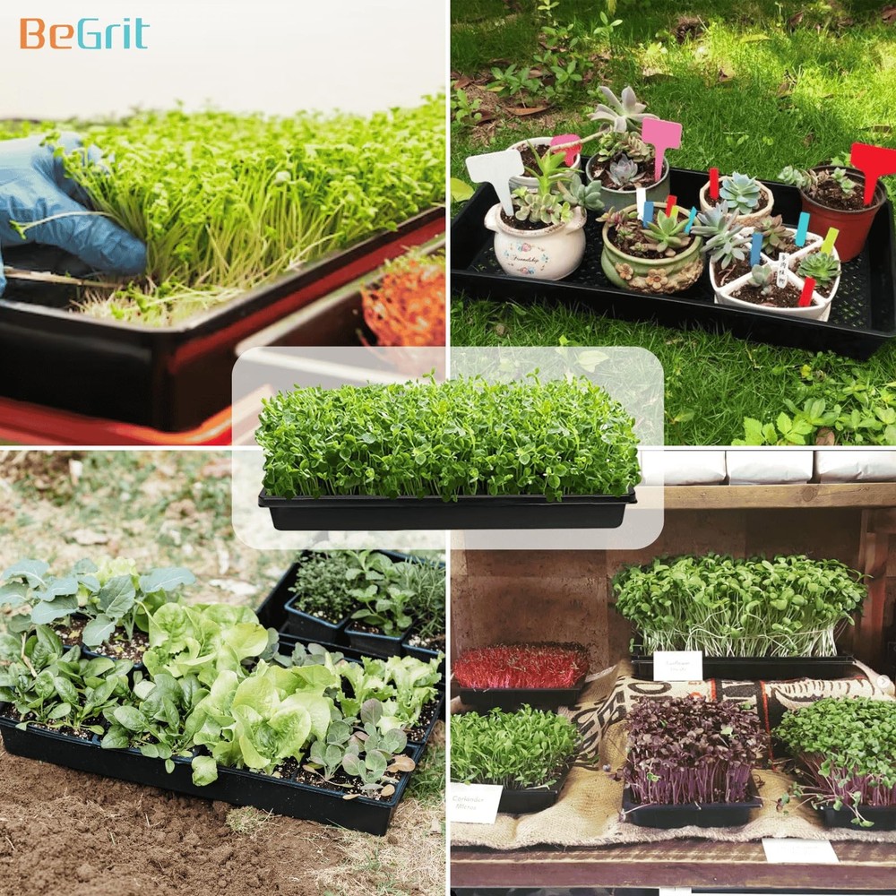 1020 Mesh Trays Set - 5Pack (10Pcs) Soil Blocking Trays Without Holes