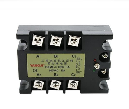 Threephase two-control motor forward and reverse solid state relay YJGM-3D66150A