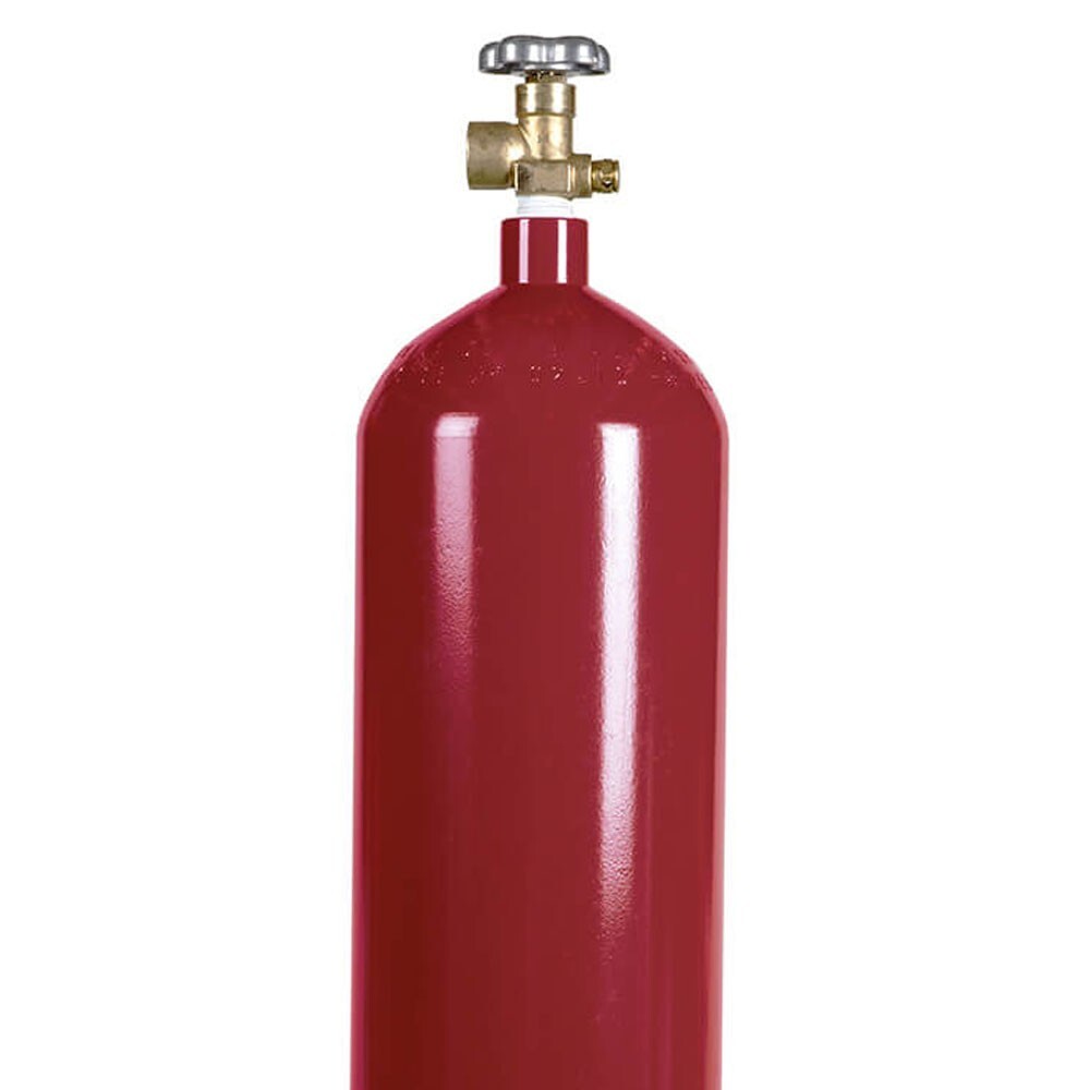 New 60 cu ft. Steel Nitrogen Cylinder Tank with CGA580 Valve Installed Nitro